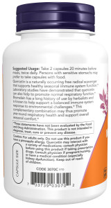 NOW Quercetin with Bromelain 120 капс