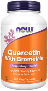 NOW Quercetin with Bromelain 240 капс