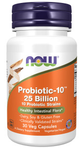 NOW Probiotic-10 25 Billion 30 капс NOW Probiotic-10 25 Billion 30 капс