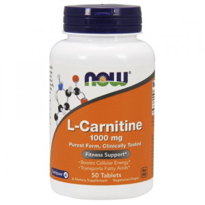 NOW L - Carnitine Tartrate 1000 мг 50 табл NOW L - Carnitine Tartrate 1000 мг 50 табл
