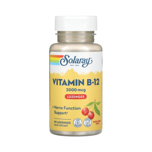 Solaray Vitamin B-12 2000 mcg 90 леденцов
