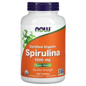 NOW Spirulina 1000 мг 240 табл NOW Spirulina 1000 мг 240 табл