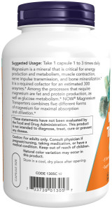 NOW Magnesium Transporters 180 капс
