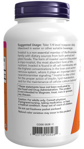 NOW Inositol powder 227 гр NOW Inositol powder 227 гр