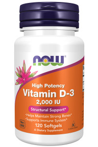 NOW Vitamin D3 2000 120 капс NOW Vitamin D3 2000 120 капс