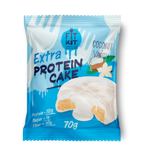Fit Kit Protein White Extra Cake 70 гр Fit Kit Protein White Extra Cake 70 гр