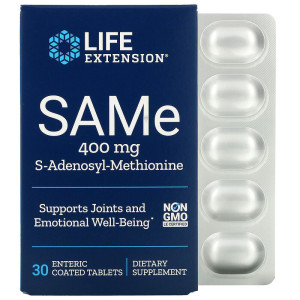 Life Extension SAMe 400 мг 30 табл