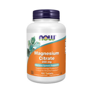 NOW Magnesium Citrate 200 мг 100 табл NOW Magnesium Citrate 200 мг 100 табл