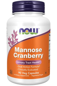 NOW Mannose Cranberry 90 капс