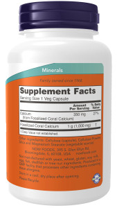 NOW Coral Calcium 1000 мг 100 капс NOW Coral Calcium 1000 мг 100 капс