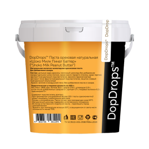 DopDrops Ореховая Паста Шоко Милк Пинат Баттер 1 000 гр