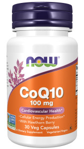 NOW CoQ10 100 мг 30 капс NOW CoQ10 100 мг 30 капс