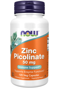 NOW Zinc Picolinate 50 мг 120 капс NOW Zinc Picolinate 50 мг 120 капс