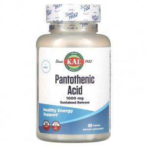KAL Pantothenic Acid 250 мг 100 табл KAL Pantothenic Acid 250 мг 100 табл