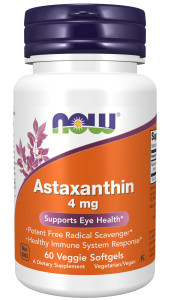NOW Astaxanthin 4 mg 60 капс NOW Astaxanthin 4 mg 60 капс
