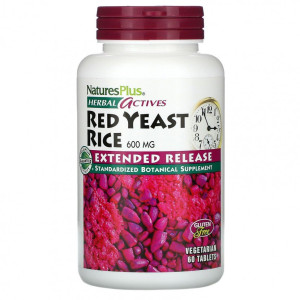 Natures Plus Red Yeast Rice 600 мг / 1.7% Total Monacolins 60 табл Natures Plus Red Yeast Rice 600 мг / 1.7% Total Monacolins 60 табл