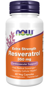 NOW Resveratrol extra strenght 350 мг 60 капс NOW Resveratrol extra strenght 350 мг 60 капс