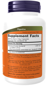 NOW Saccharomyces Boulardi 120 капс