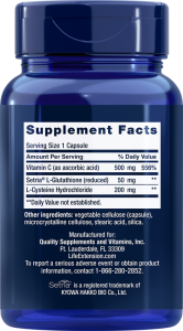 Life Extension Glutathione Cysteine C 100 капс Life Extension Glutathione Cysteine C 100 капс