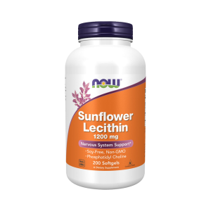 NOW Sunflower Lecithin 1200 мг 200 капс