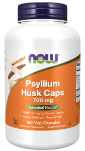 NOW Psyllium Husk 700 мг 180 капс NOW Psyllium Husk 700 мг 180 капс