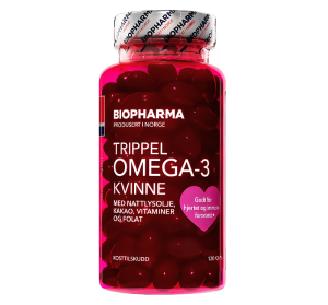 Biopharma Trippel Omega-3 Kvinne 120 капс Biopharma Trippel Omega-3 Kvinne 120 капс