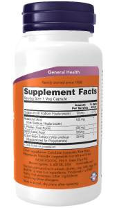 NOW Hyaluronic acid 100 mg 60 капс NOW Hyaluronic acid 100 mg 60 капс