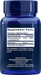 Life Extension Benfotiamine with Thiamine 100 мг 120 капс Life Extension Benfotiamine with Thiamine 100 мг 120 капс