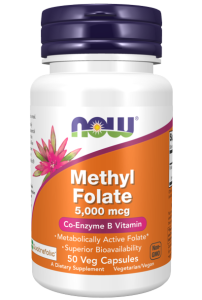 NOW Methyl Folate 5000 mcg 50 капс NOW Methyl Folate 5000 mcg 50 капс