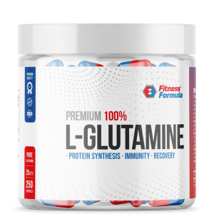 Fitness Formula 100% L-Glutamine caps 250 капс Fitness Formula 100% L-Glutamine caps 250 капс