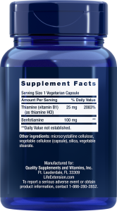 Life Extension Benfotiamine with Thiamine 100 мг 120 капс Life Extension Benfotiamine with Thiamine 100 мг 120 капс