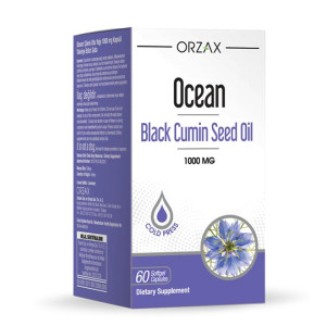 ORZAX Ocean Black Cumin Oil 1000 мг 60 софтгель ORZAX Ocean Black Cumin Oil 1000 мг 60 софтгель
