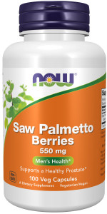NOW Saw Palmetto Berries 550 мг 100 капс