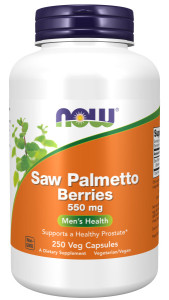 NOW Saw Palmetto Berries 550 мг 250 капс