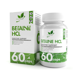 NaturalSupp Betaine HCL 60 капс NaturalSupp Betaine HCL 60 капс