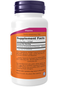 NOW Pantethine 300 mg 60 caps