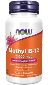 NOW Methyl B-12 5000 мкг 90 капс
