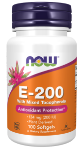 NOW E-200 Mix Tocopherol 100 капс