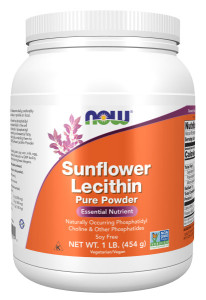 NOW Sunflower Lecithin Powder 1lb 454 гр