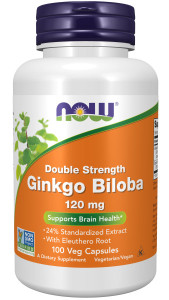 NOW Ginkgo Biloba 120 мг 100 капс