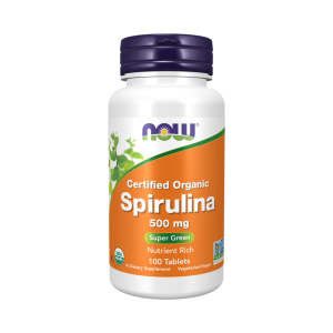 NOW Spirulina 500 mg 100 табл