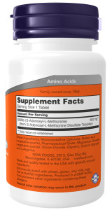 NOW SAMe 400 мг 30 табл