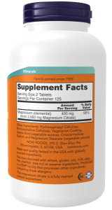 NOW Magnesium Citrate 200 мг 250 табл