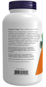 NOW Magnesium Citrate 200 мг 250 табл