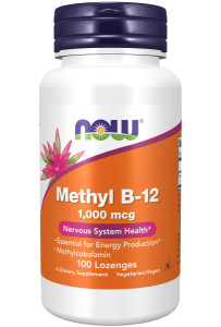NOW Methyl B-12 1000 мкг 100 жев. табл NOW Methyl B-12 1000 мкг 100 жев. табл