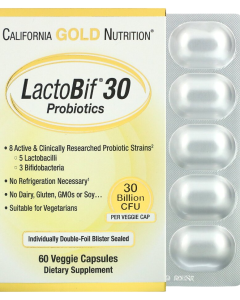 California GOLD Nutrition LactoBif 30 60 капс