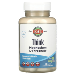 KAL Think Magnesium L-Threonate 60 табл