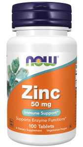NOW Zinc Gluconate 50 мг 100 табл