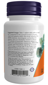 NOW Zinc Gluconate 50 мг 100 табл