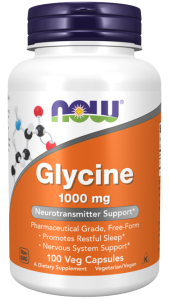 NOW Glycine 1000 mg 100 капс NOW Glycine 1000 mg 100 капс